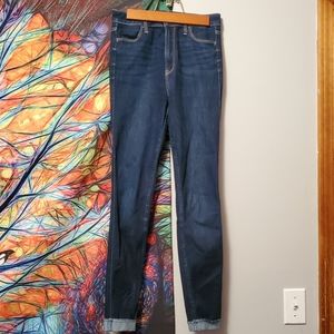 Women's Dark Hollister Ultra-High Rise Extreme Skinny Jeans (27W 30L 5R)